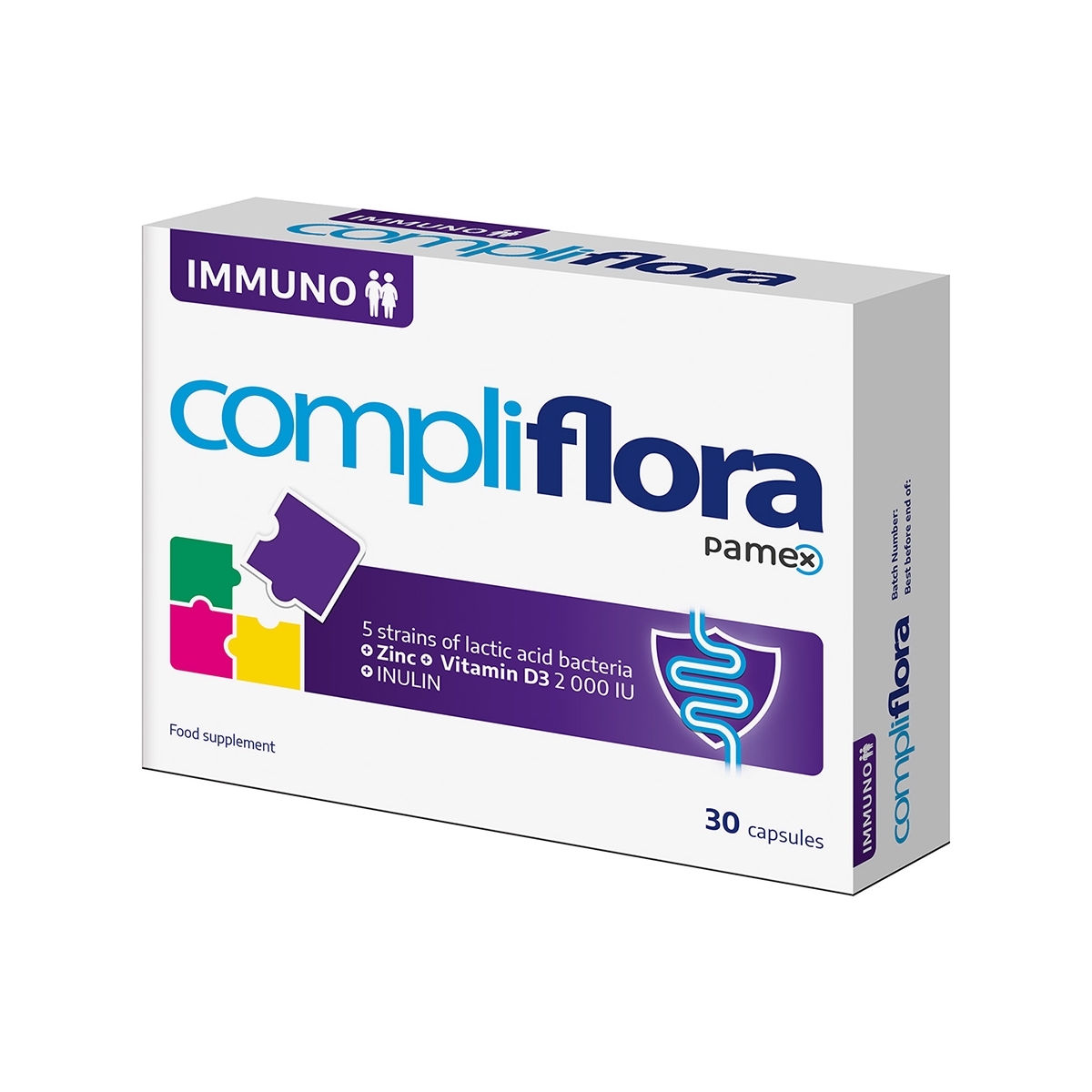 COMPLIFLORA IMMUNO, 30 kapsulių - 