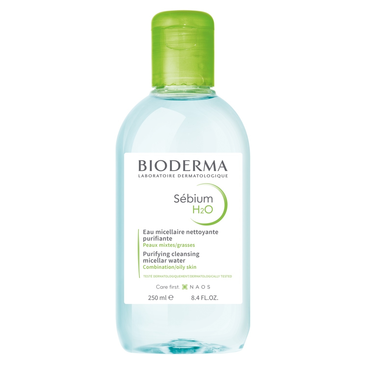 BIODERMA micelinis valomasis vanduo SEBIUM H2O, 250ml - 