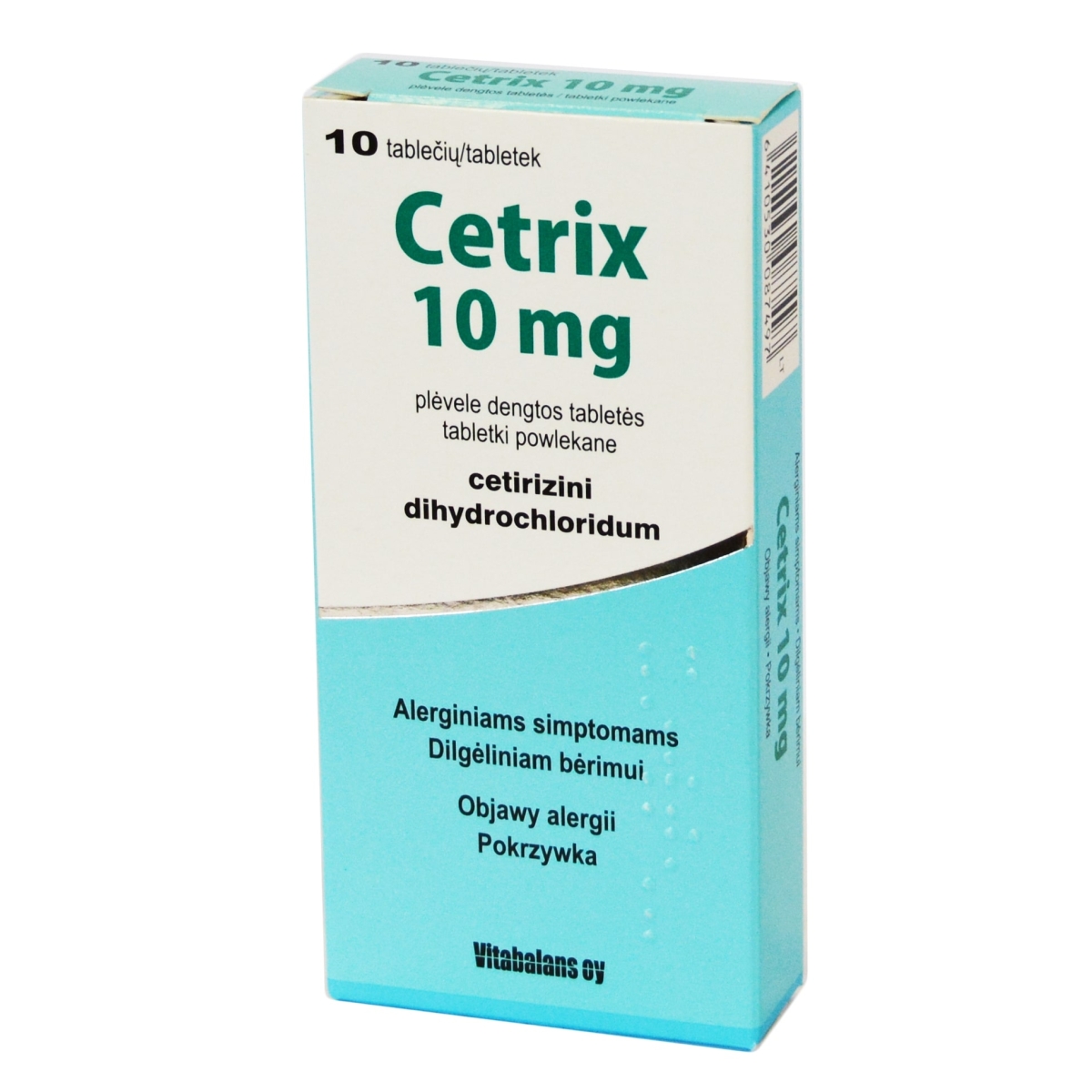 Cetrix 10mg tab.N10