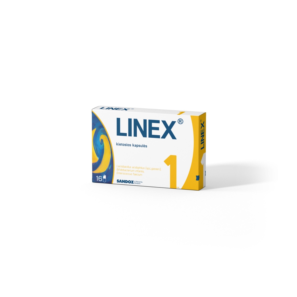 Linex kietosios kapsulės N16 blisteris - 