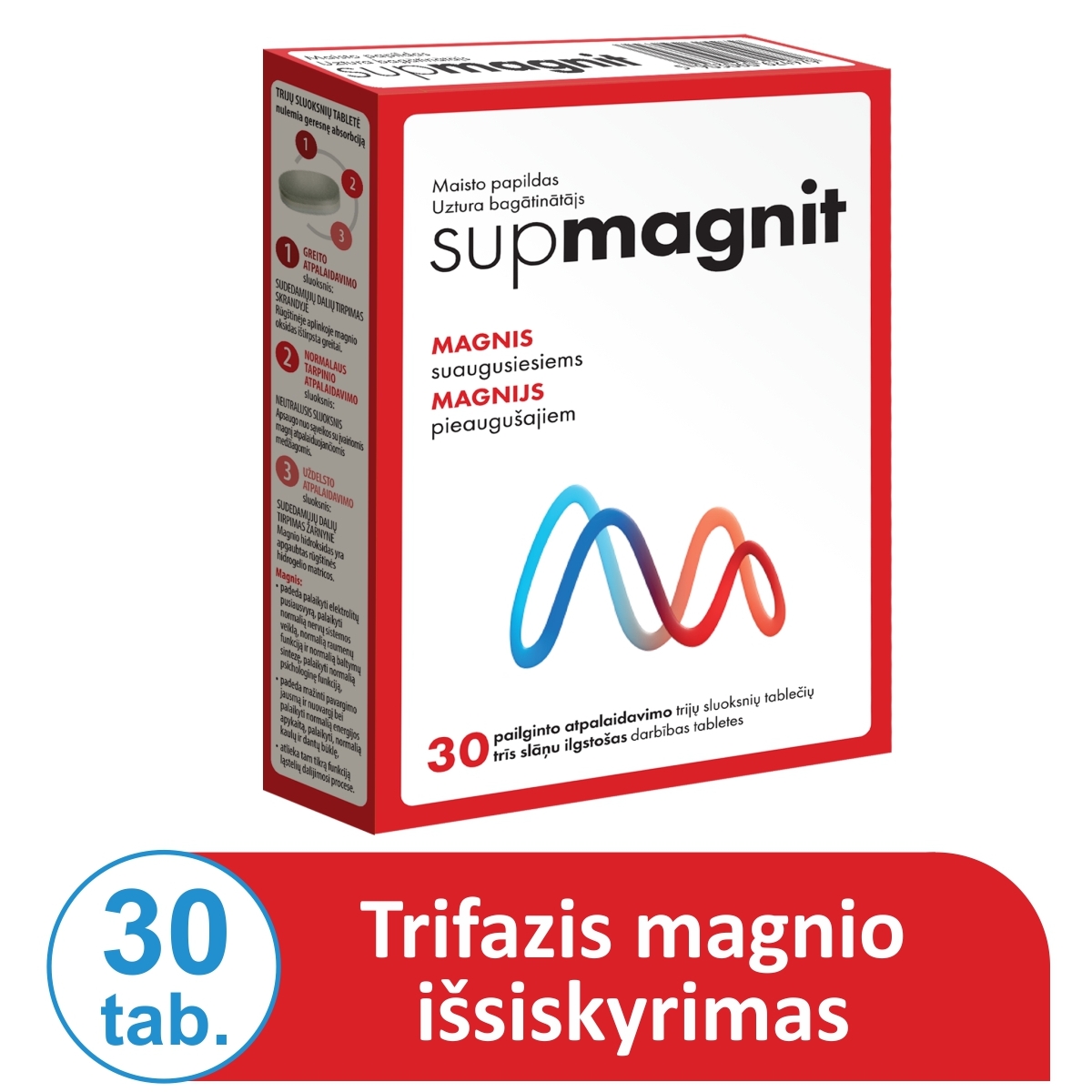 SUPMAGNIT, 30 tablečių - 