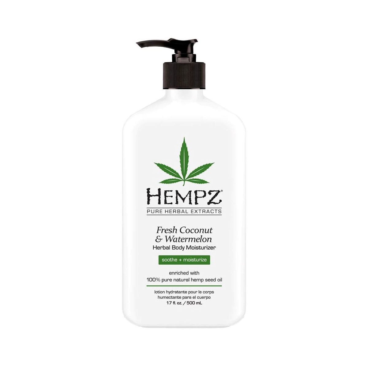 Hempz drėkinantis kūno kremas Fresh Coconut & Watermelon, 500ml