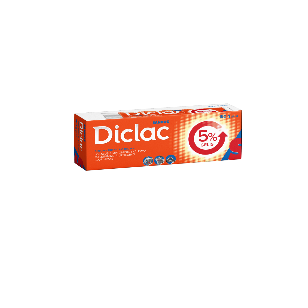 Diclac 5% gelis 150g - 