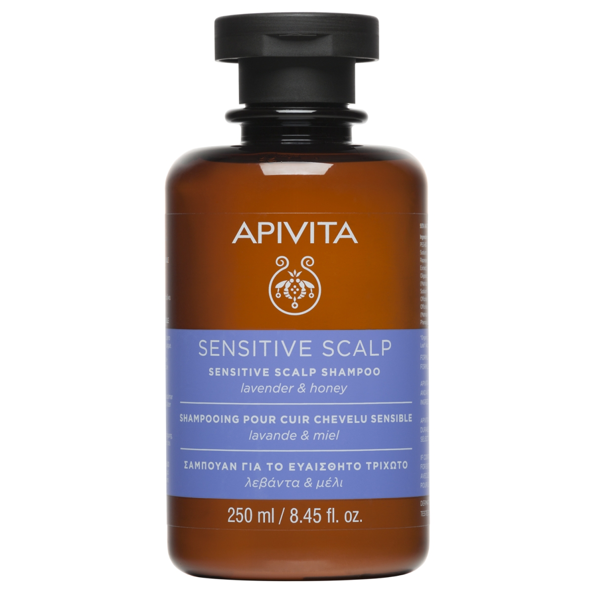 APIVITA šampūnas jautriai galvos odai SENSITIVE SCALP, 250ml