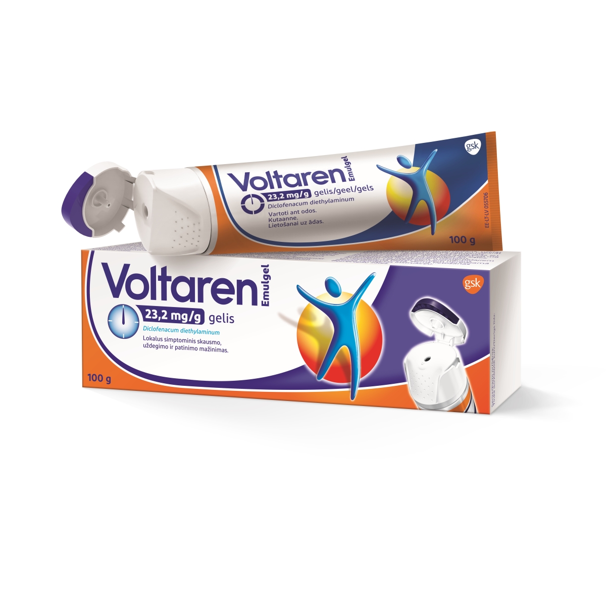 Voltaren Emulgel 23,2mg/g gel 100g N1 - 