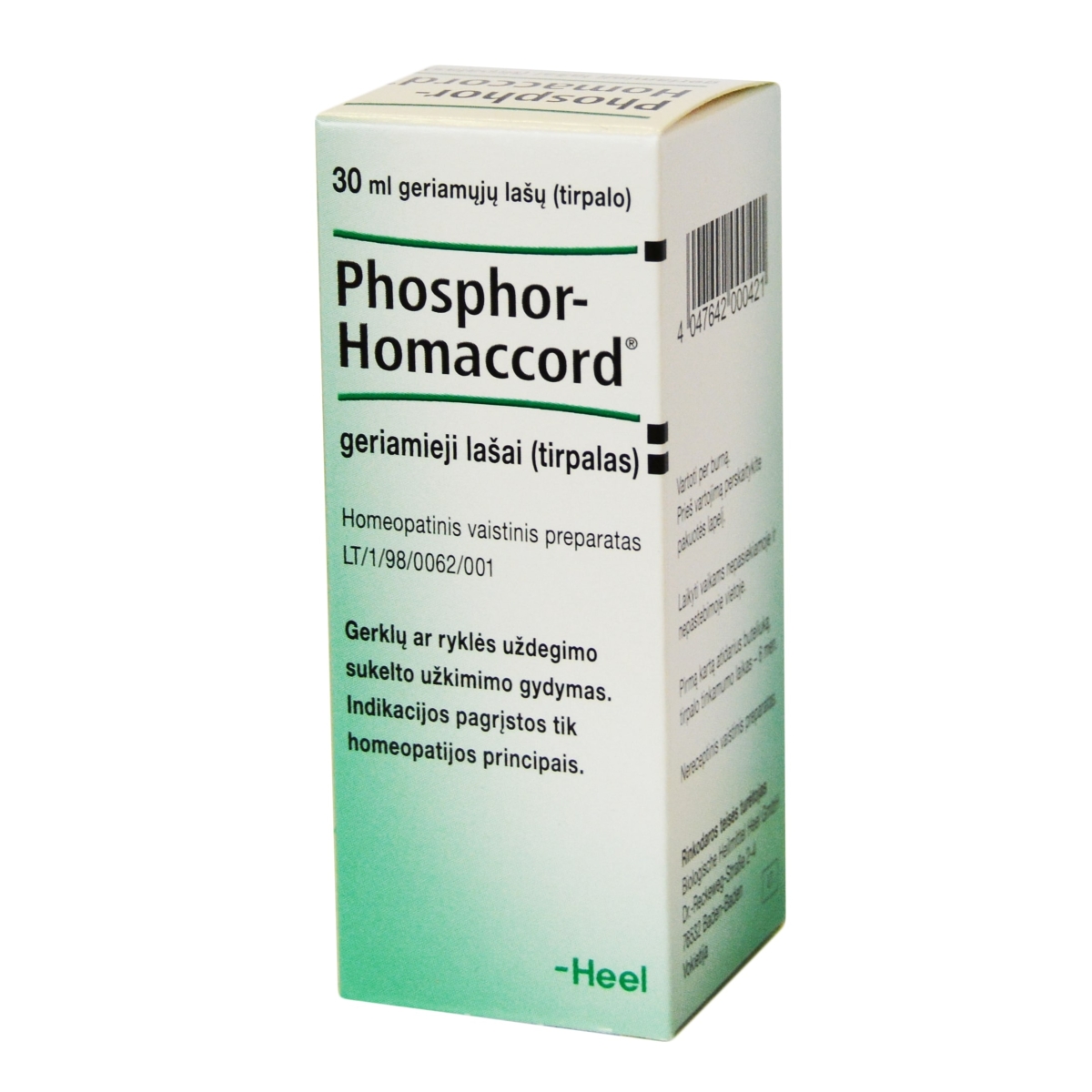 Phosphor-Homaccord geriamieji lašai 30ml - 