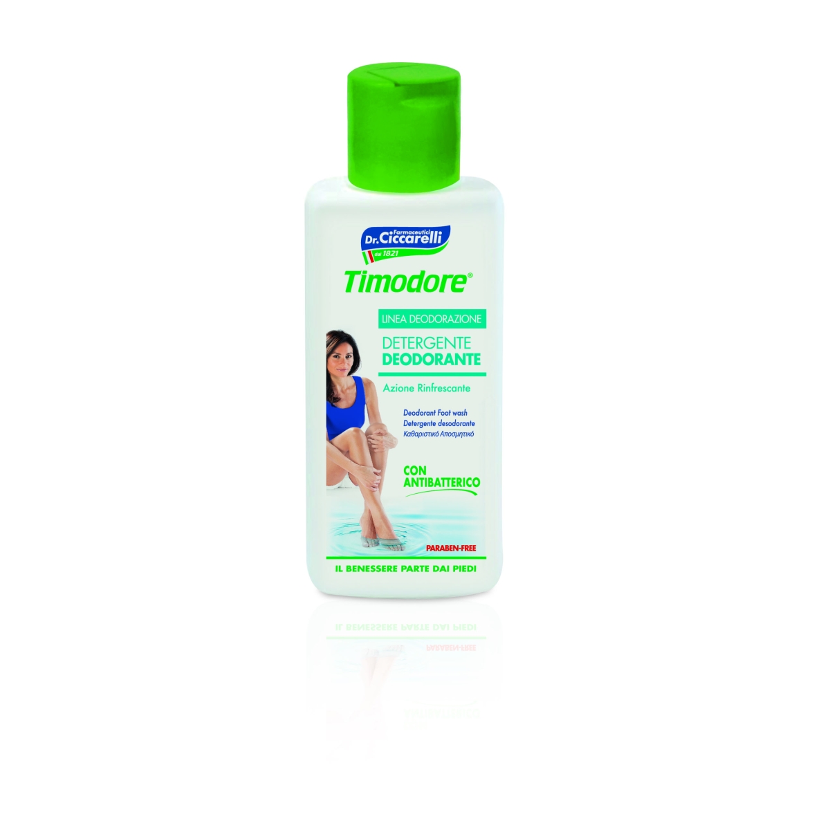 Timodore Detergente Deodorante Piedi Con Antibatterico 200 Ml