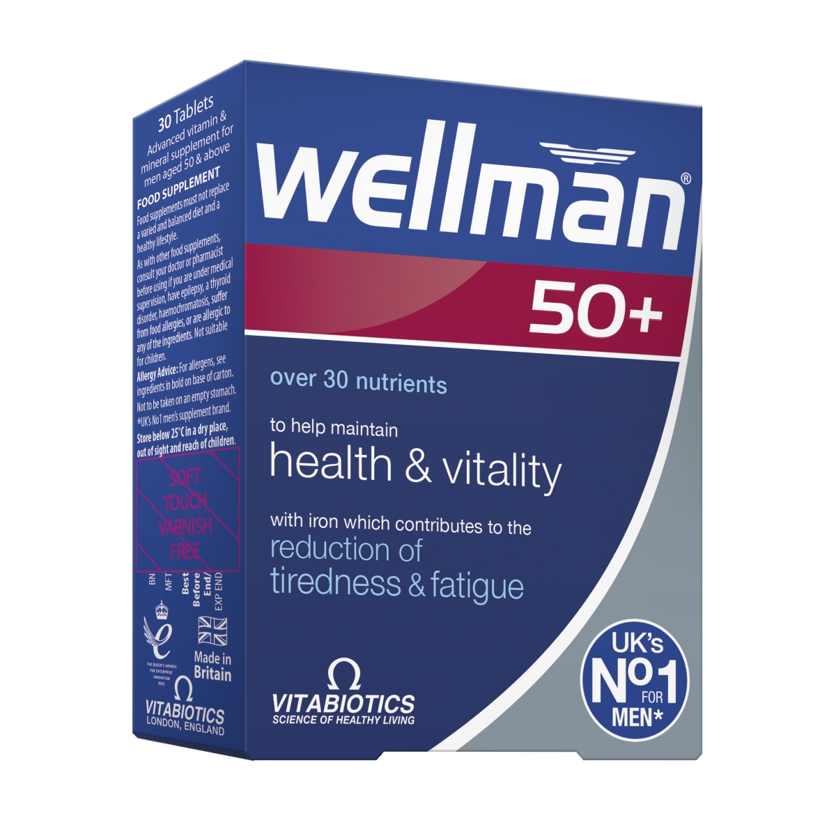 WELLMAN 50+, 30 tablečių - 