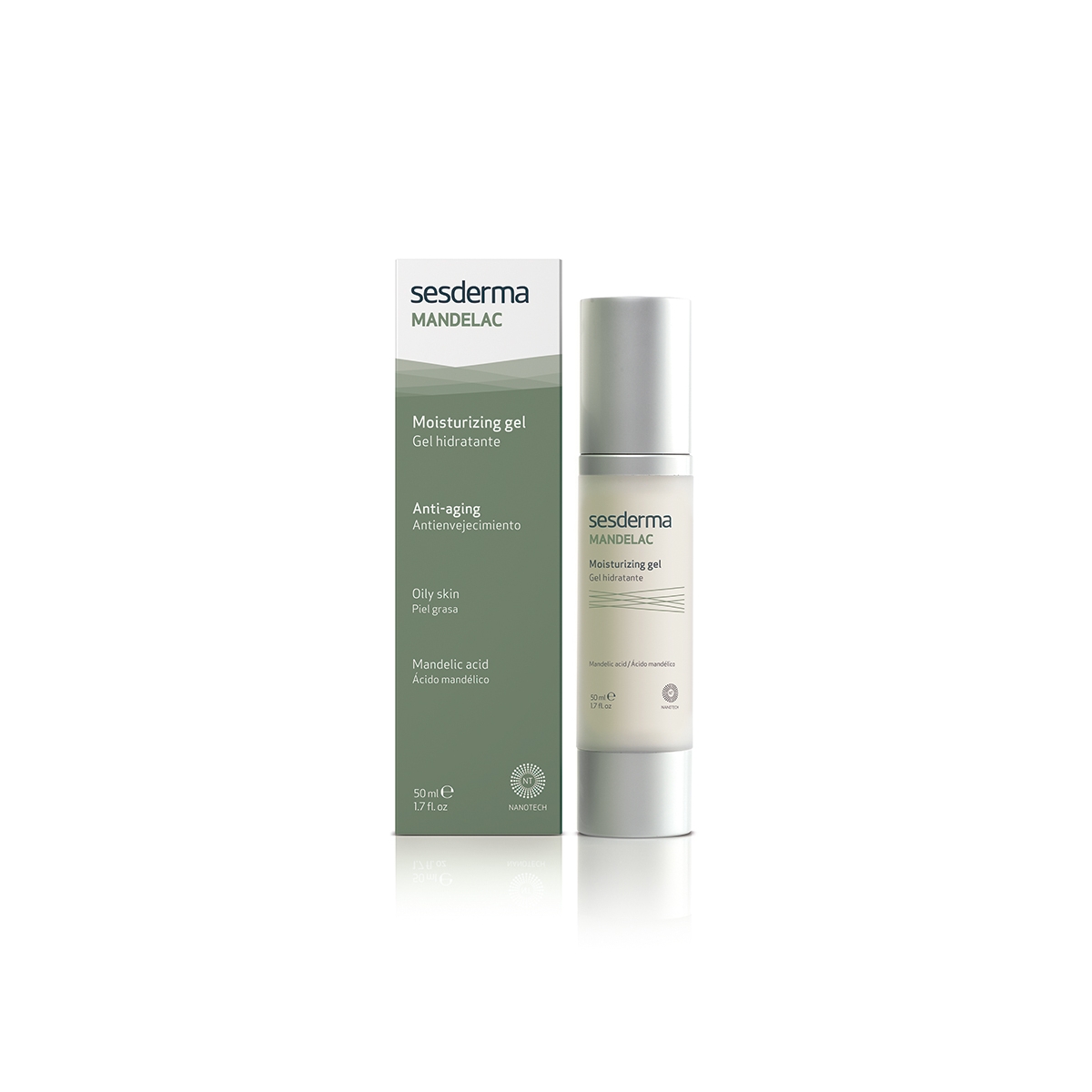 SESDERMA drėkinamasis gelis MANDELAC, 50ml - 