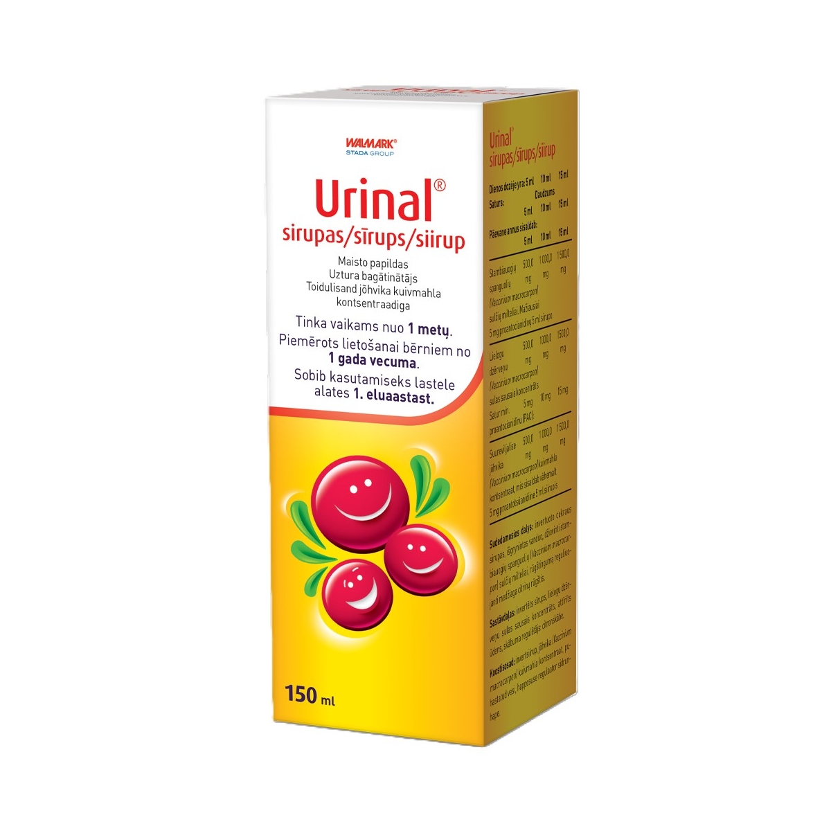 Urinal sirupas 150 ml - 