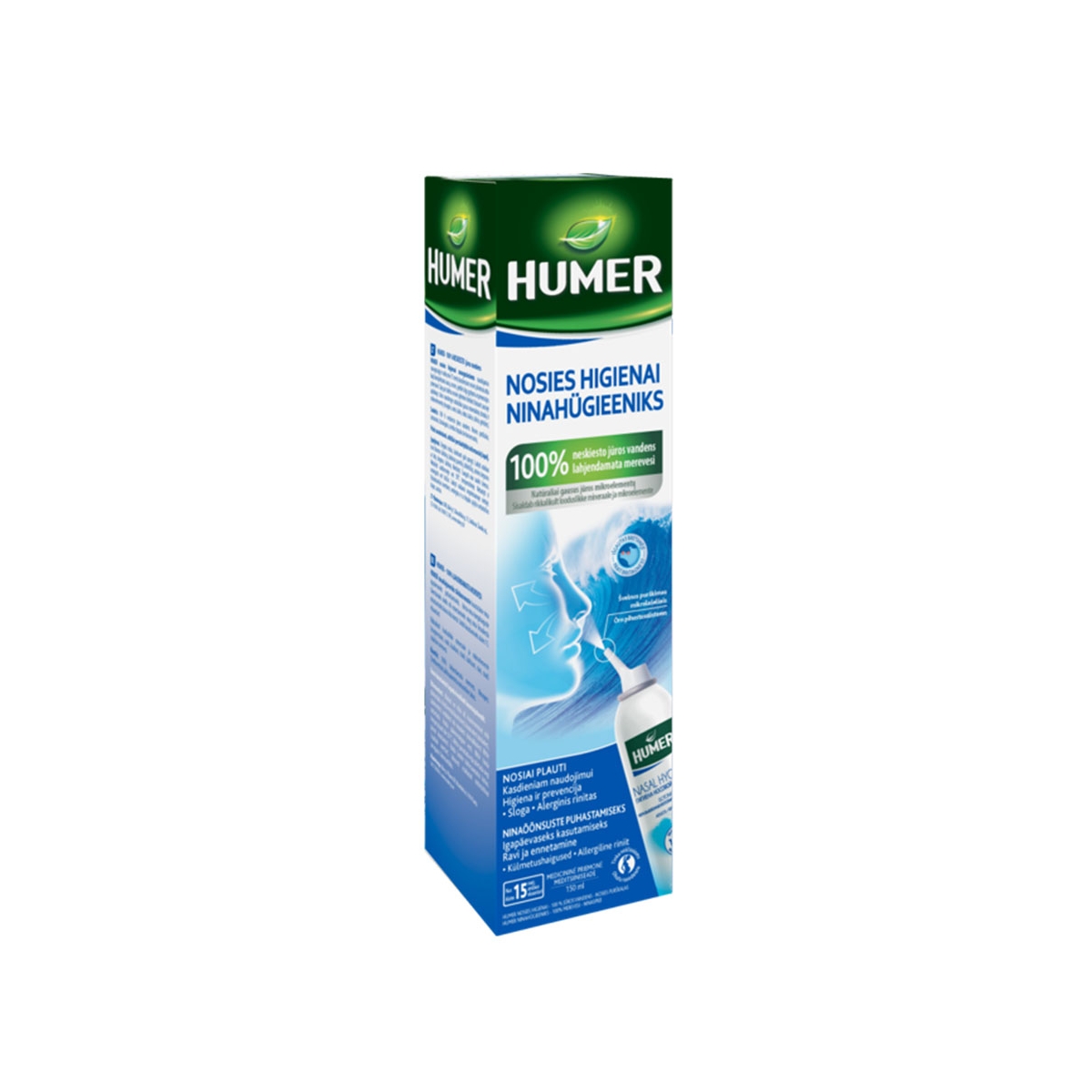 HUMER jūros vanduo suaugusiesiems, 150ml - 