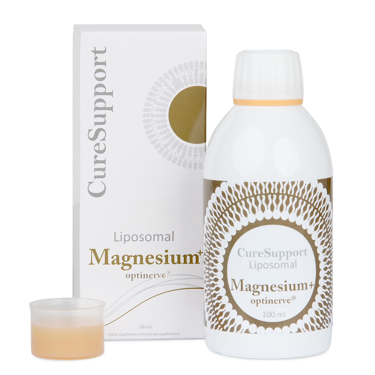 CURESUPPORT  liposominis MAGNESIUM + OPTINERVE, 100ml - 