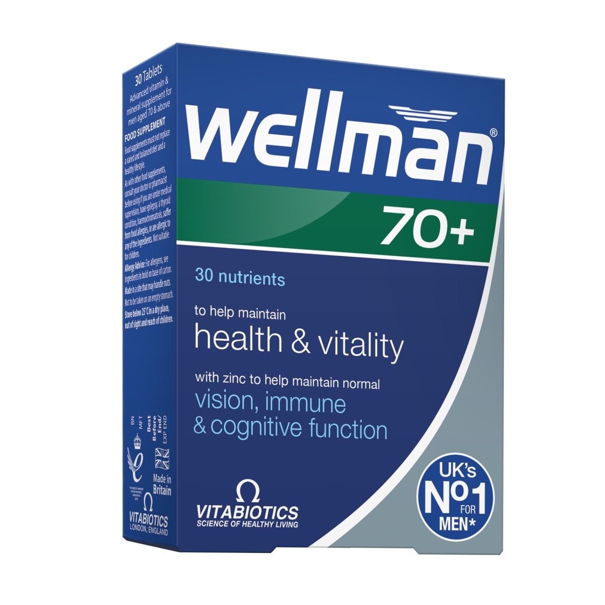 WELLMAN 70+, 30 tablečių - 