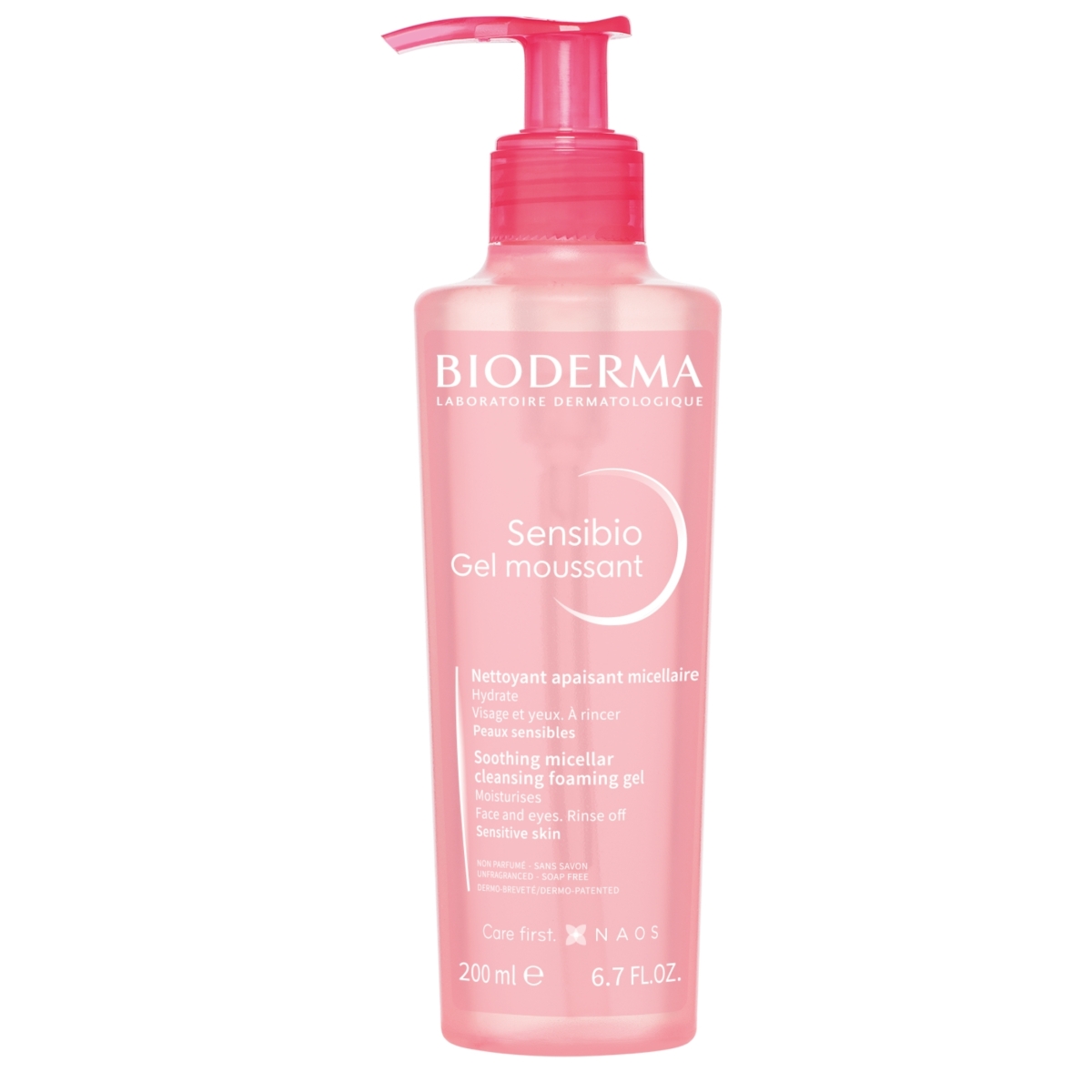 BIODERMA gelis-prausiklis jautriai odai SENSIBIO GEL MOUSSANT, 200ml