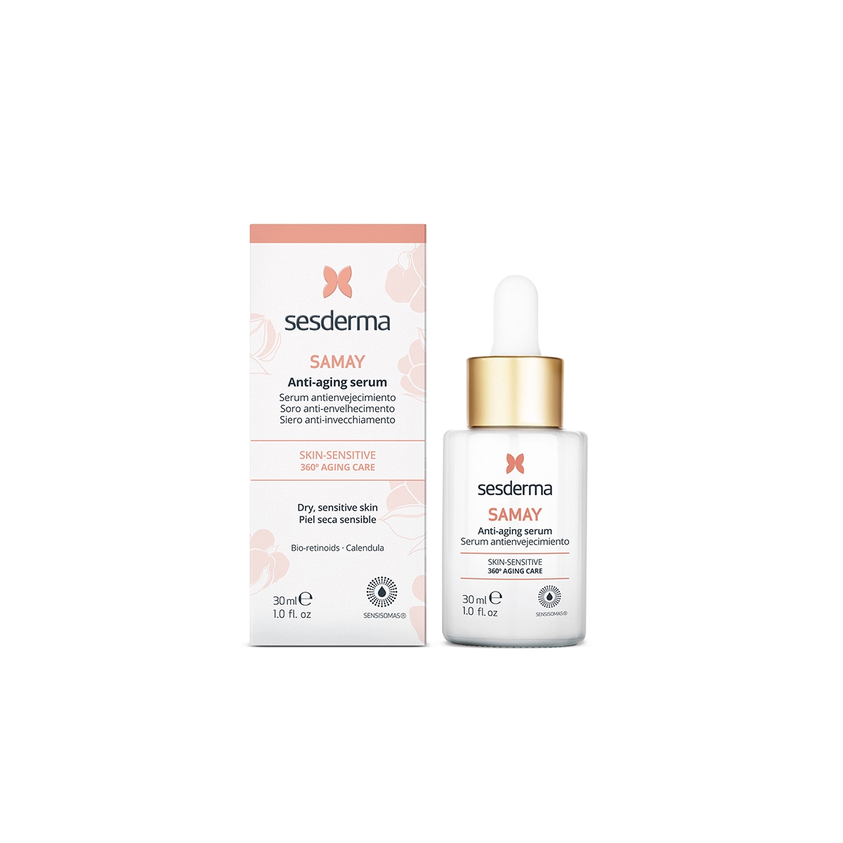 SESDERMA serumas nuo odos senėjimo jautriai odai SAMAY, 30ml