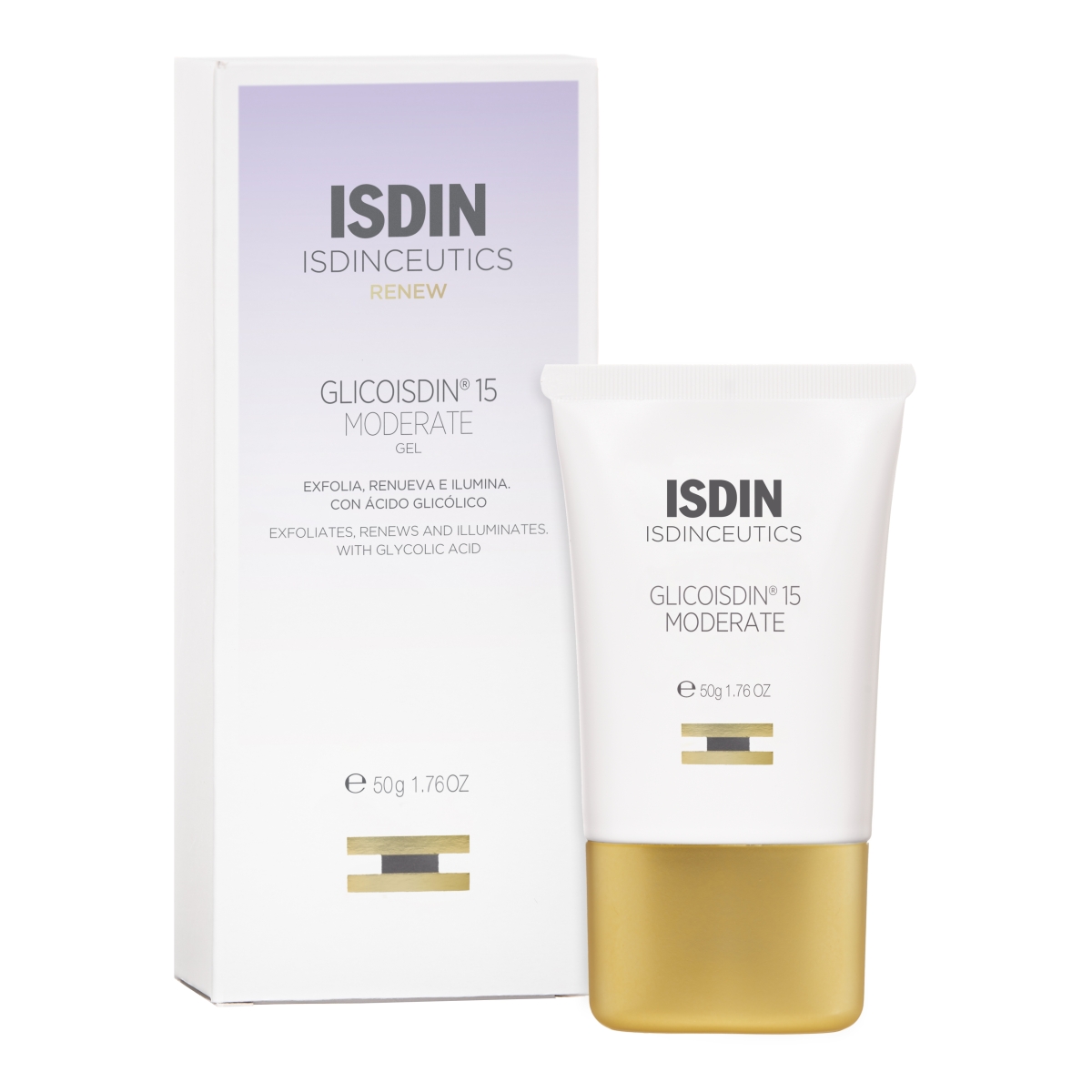 ISDINCEUTICS Glicoisdin®15 šveičiam.glikolio rūgšties veido gelis 50ml