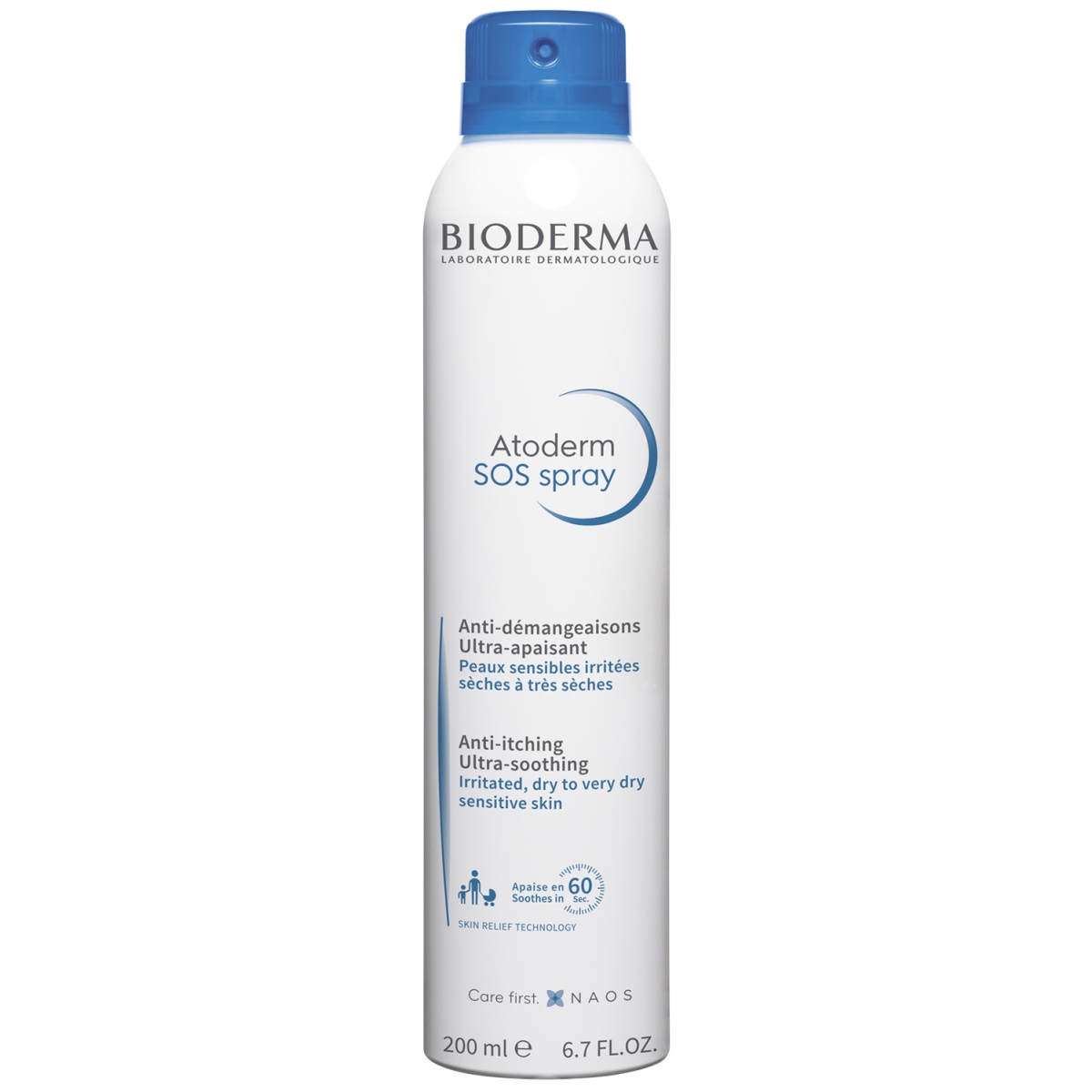 BIODERMA purškalas niežtinčiai odai ATODERM SOS SPRAY, 200ml