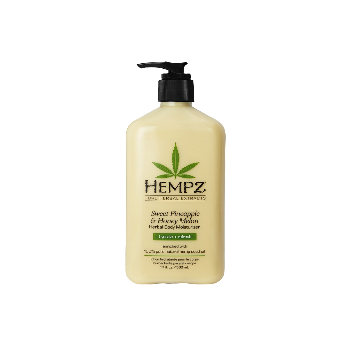 HEMPZ kūno kremas SWEET PINEAPPLE & HONEY MELON, 500ml - 