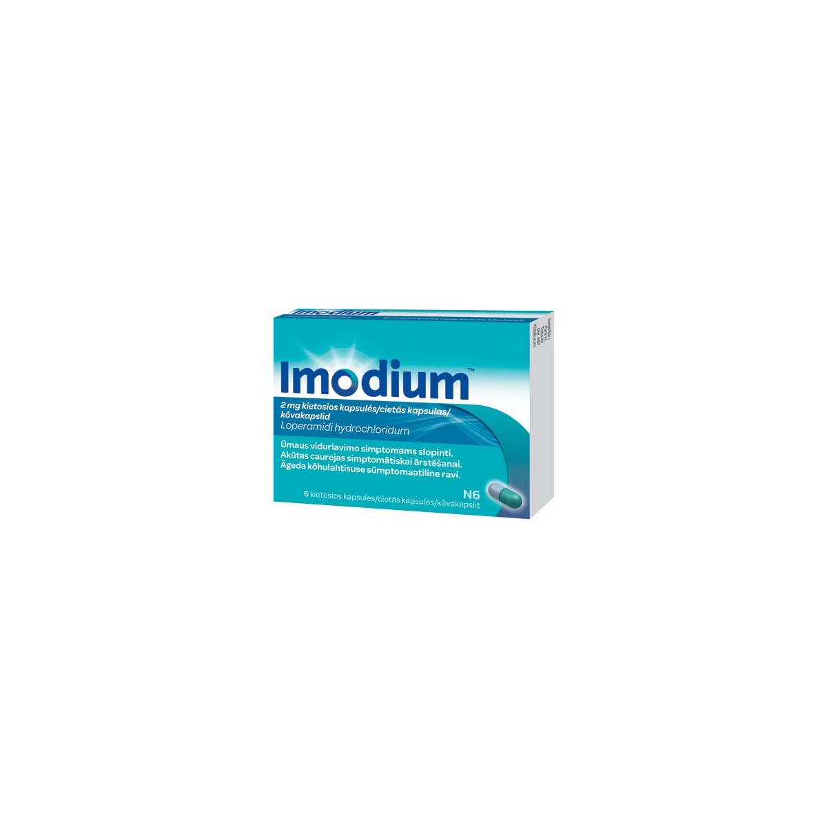 Imodium 2mg caps.N6 - 