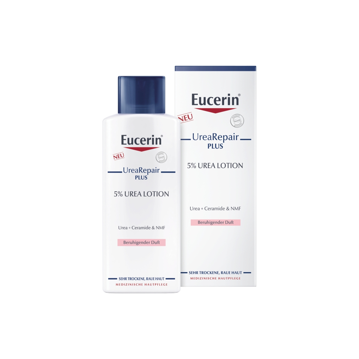 EUCERIN losjonas su 5 % šlapalo sausai odai UREAREPAIR PLUS, 250 ml