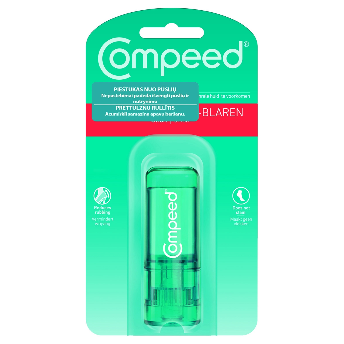 COMPEED pieštukas nuo nutrynimų ANTI-BLASEN STICK, 8ml - 