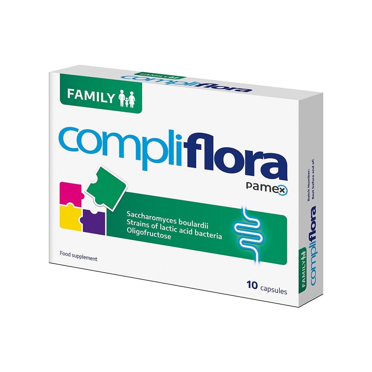 COMPLIFLORA FAMILY, 10 kapsulių - 