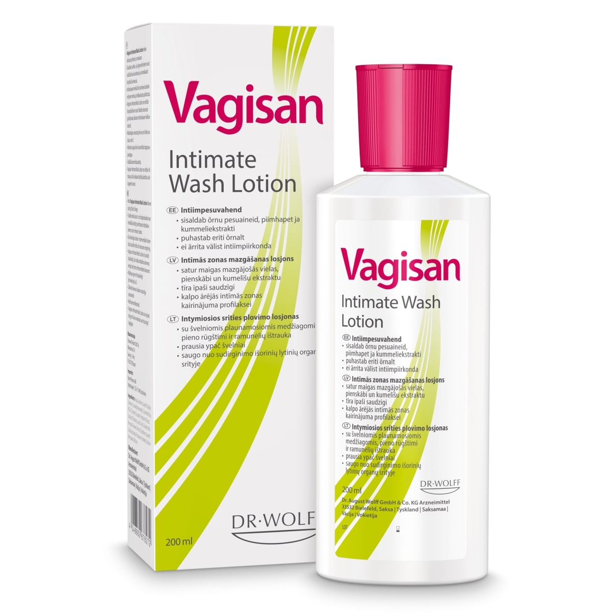 VAGISAN intymios higienos prausiklis, 200ml - 