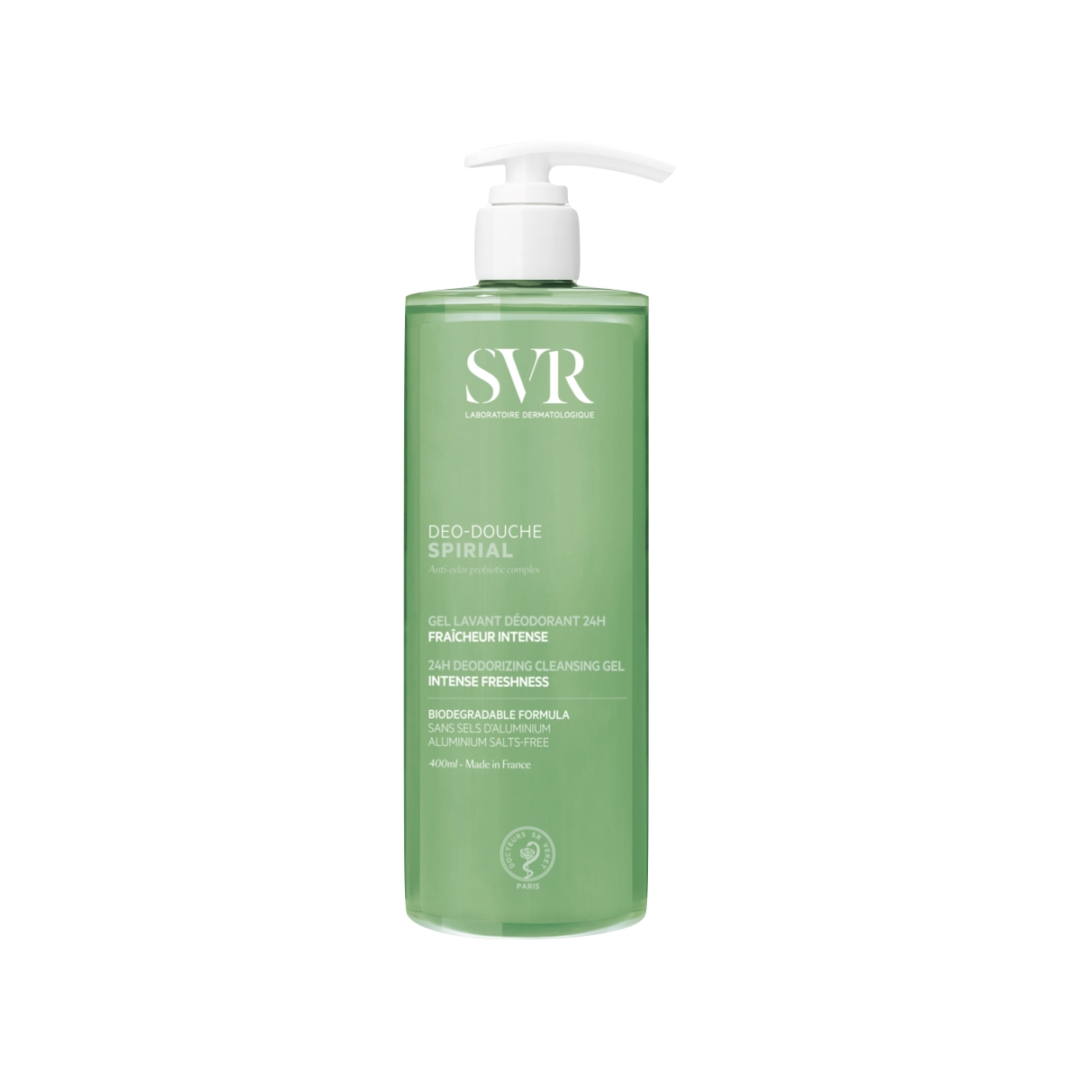 SVR kūno prausiklis SPIRIAL DEO-DOUCHE, 400ml - 