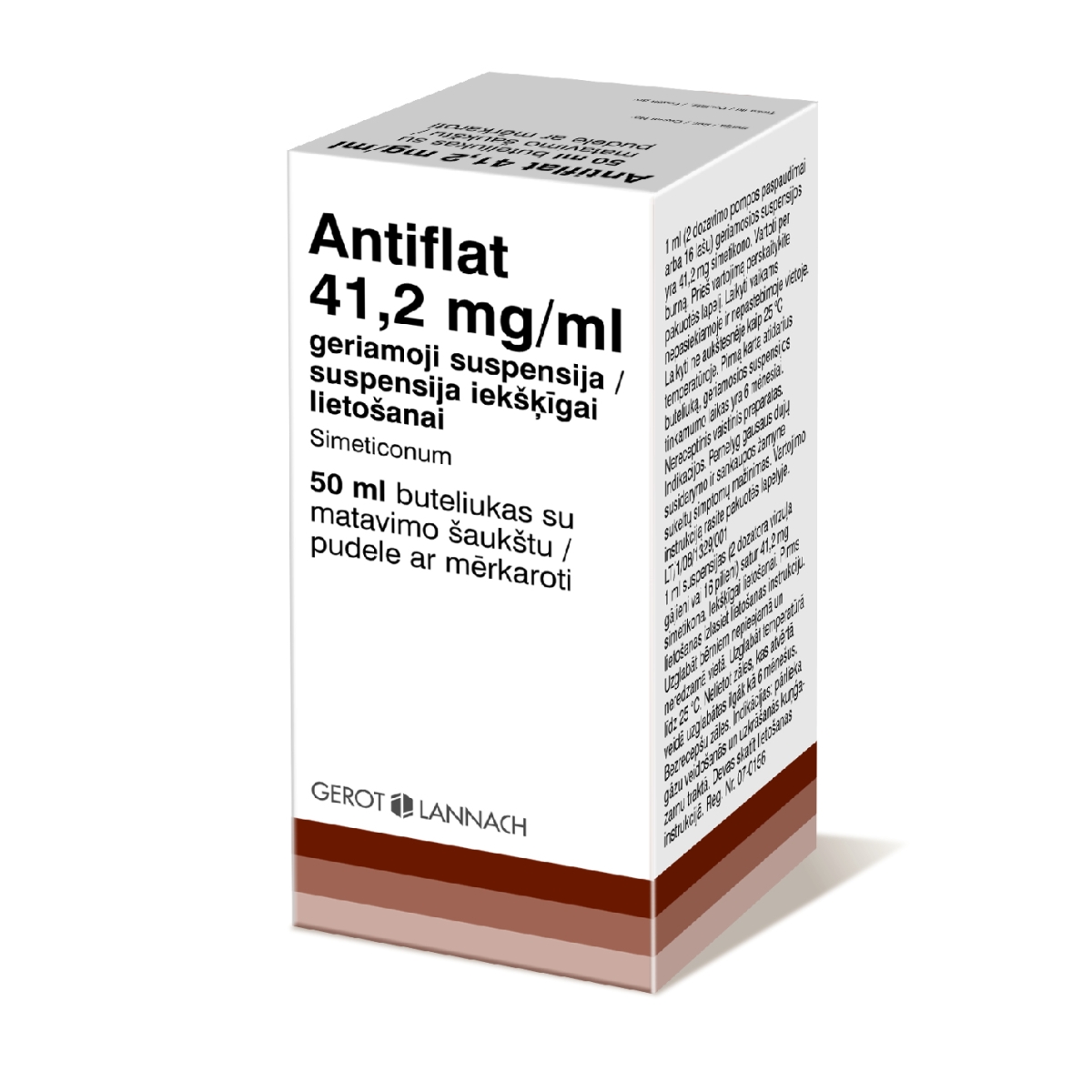 Antiflat 41.2 mg/ml geriamoji suspensija 50ml - 