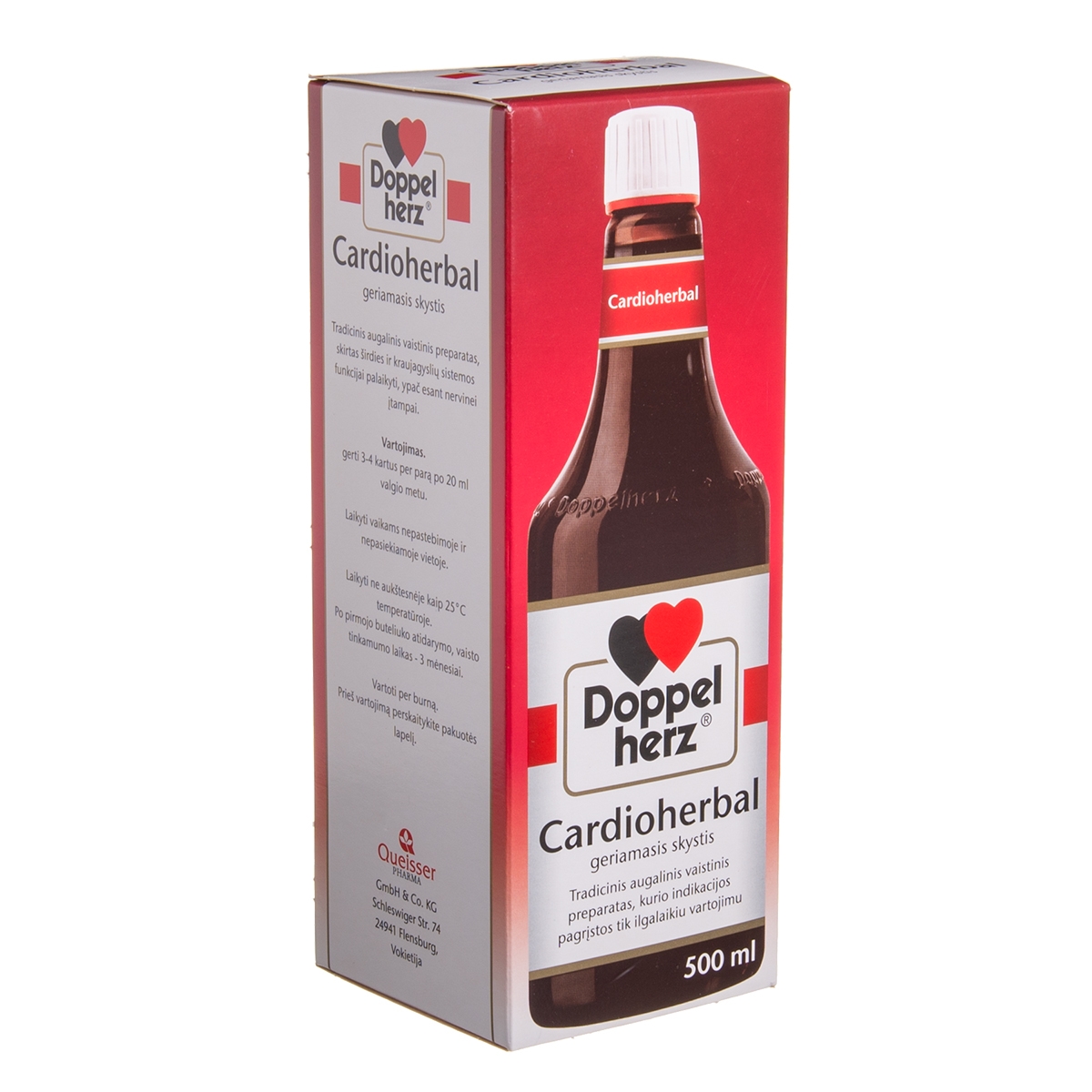 DOPPELHERZ Cardioherbal ger. skyst. 500ml