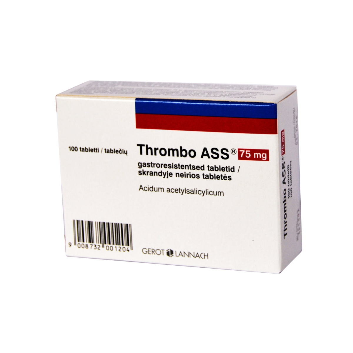 Thrombo ASS 75mg tab. N100 - 