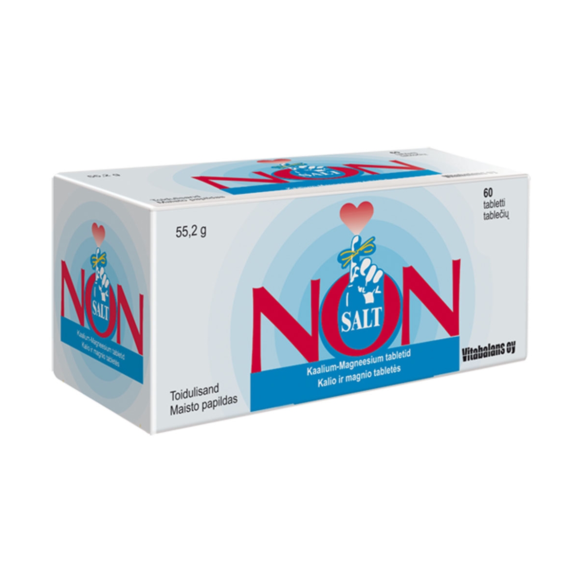 VITABALANS NON SALT tabletės N60 - 