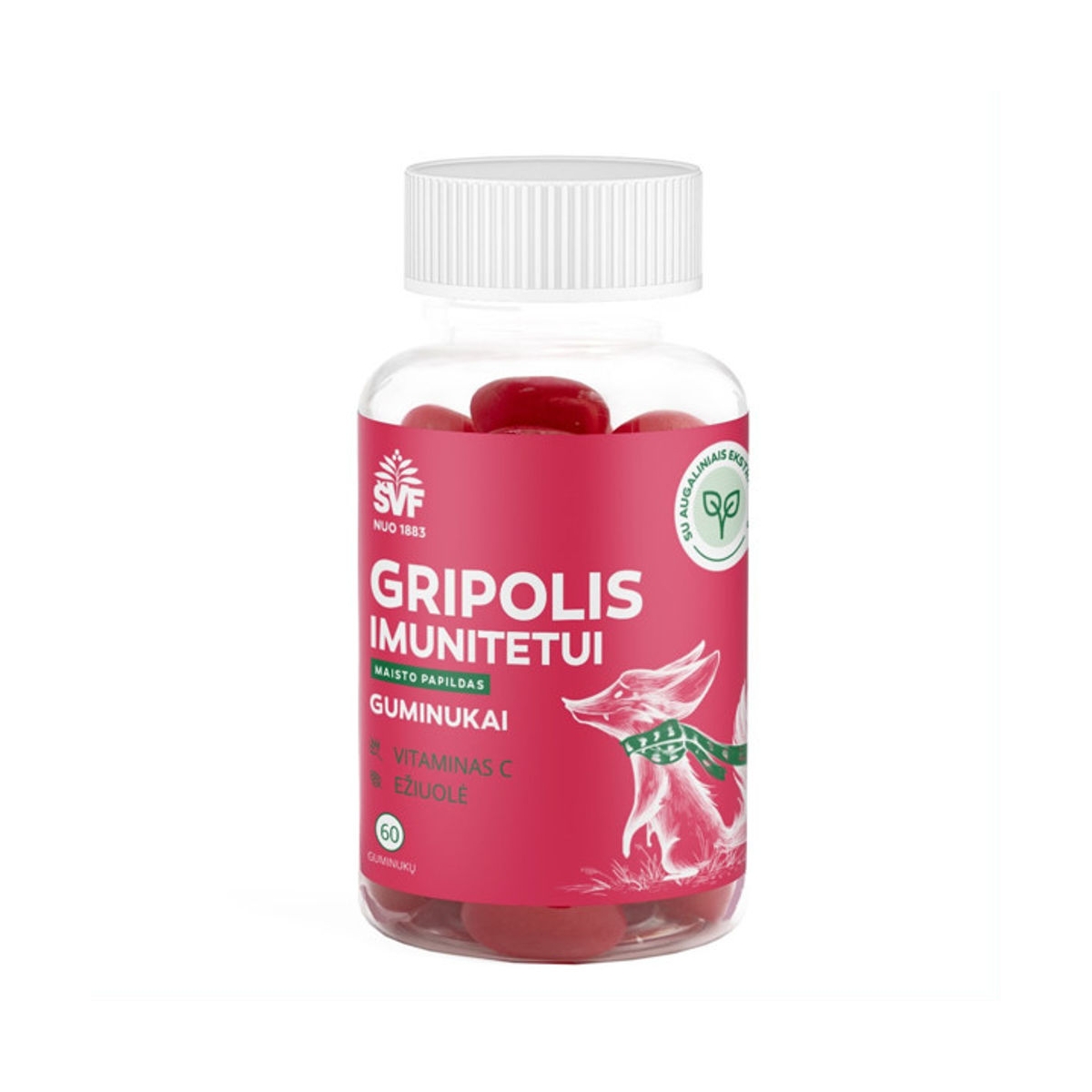 ŠVF guminukai GRIPOLIS IMUNITETUI, 2.5 g, N60 - 