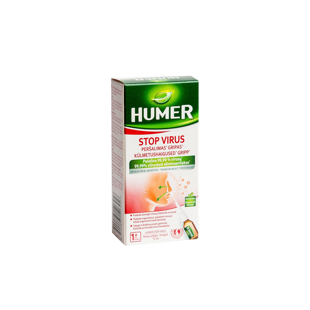 HUMER nosies purškalas STOP VIRUS, 15ml