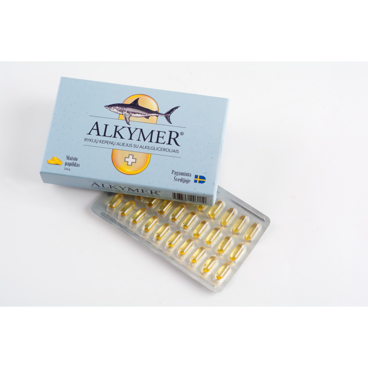 ALKYMER MAISTO PAPILDAS, 60 KAPS. (NATUMIN PHARMA, ŠVEDIJA) - 