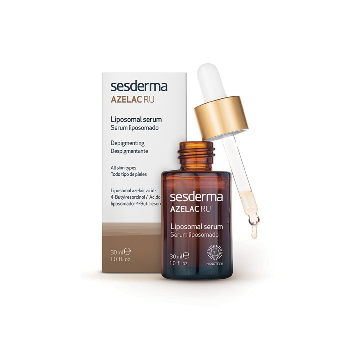 SESDERMA liposominis serumas pigmentuotai odai AZELAC RU, 30ml