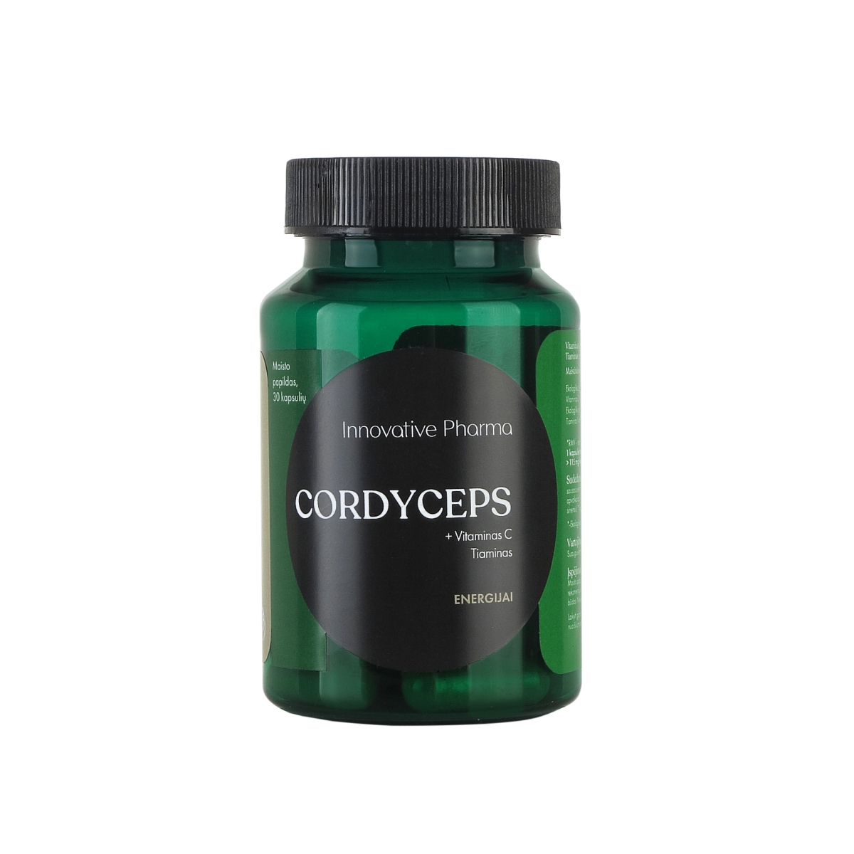 INNOVATIVE PHARMA CORDYCEPS + VITAMINAS C IR TIAMINAS, N30 - 