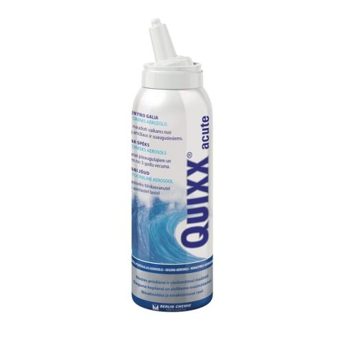 QUIXX® hipertoninis jūros vandens nosies purškalas ACUTE, 100ml