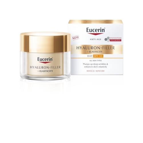 EUCERIN dieninis kremas HYALURON-FILLER + ELASTICITY SPF30, 50 ml