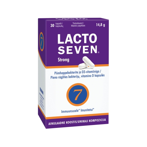 LACTOSEVEN STRONG kapsulės N30