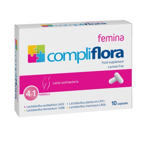 COMPLIFLORA FEMINA, 10 kapsulių