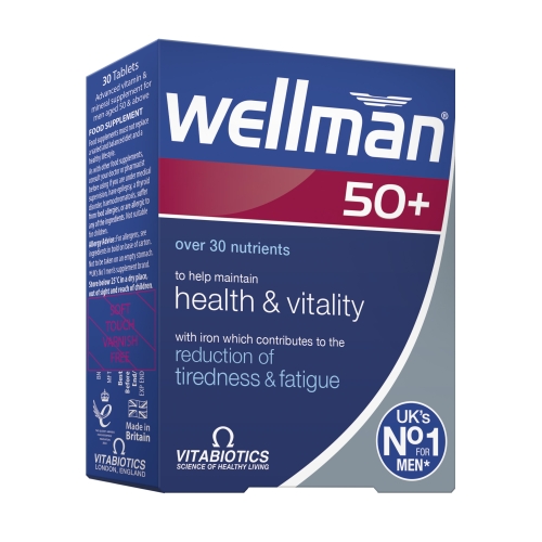 WELLMAN 50+, 30 tablečių