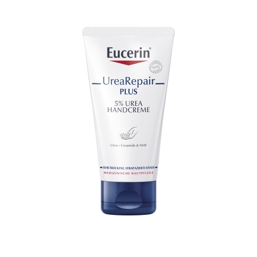 EUCERIN rankų kremas su 5% šlapalo UREA REPAIR PLUS, 75 ml