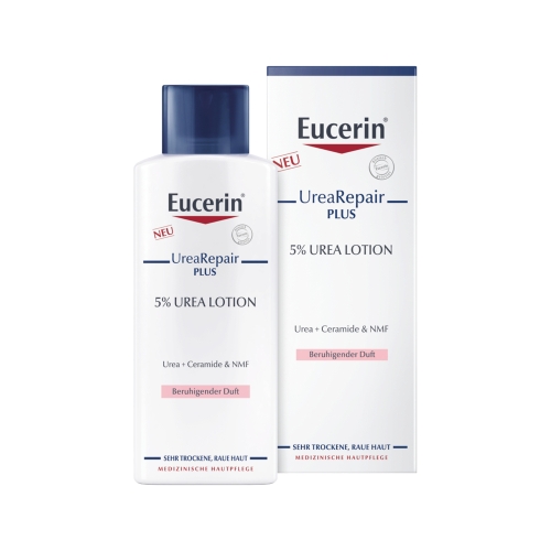 EUCERIN losjonas su 5 % šlapalo sausai odai UREAREPAIR PLUS, 250 ml