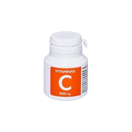 VITAMINAS C 500 mg, 50 tablečių