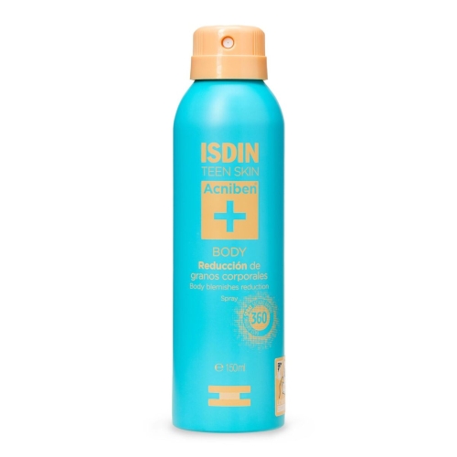 ISDIN purškiama dulksna į aknę linkusiai odai ACNIBEN® BODY, 150ml