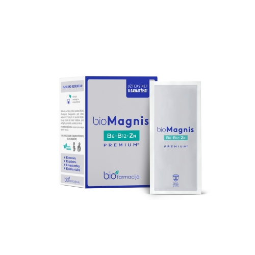 BIOMAGNIS B6 PREMIUM, milteliai, N28