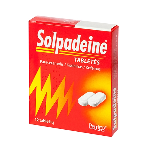 Solpadein 500/8/300mg tab. N12