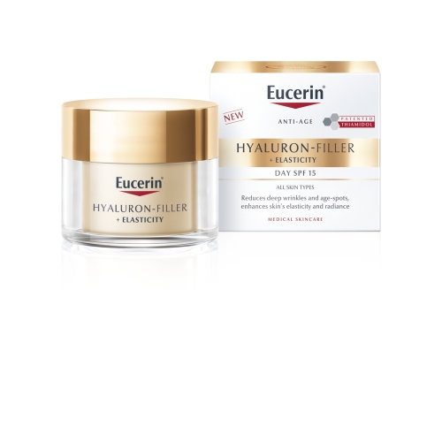 EUCERIN dieninis kremas HYALURON-FILLER+ELASTICITY SPF15, 50 ml