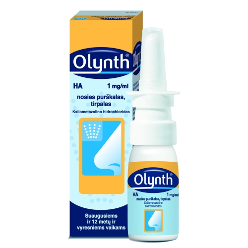 Olynth HA 1mg/ml nosies purškalas, tirpalas 10ml